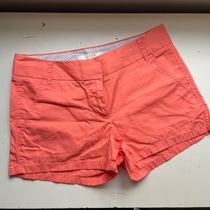 J. Crew Coral Broken-in Chino Shorts 0